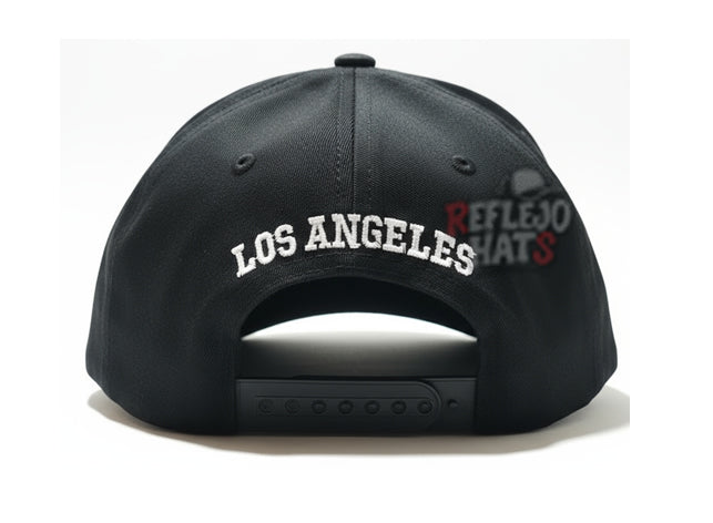 California LA Map Snapback Hat – Black