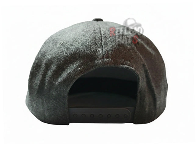 Half Bear Half Skeleton Snapback Hat – Grey