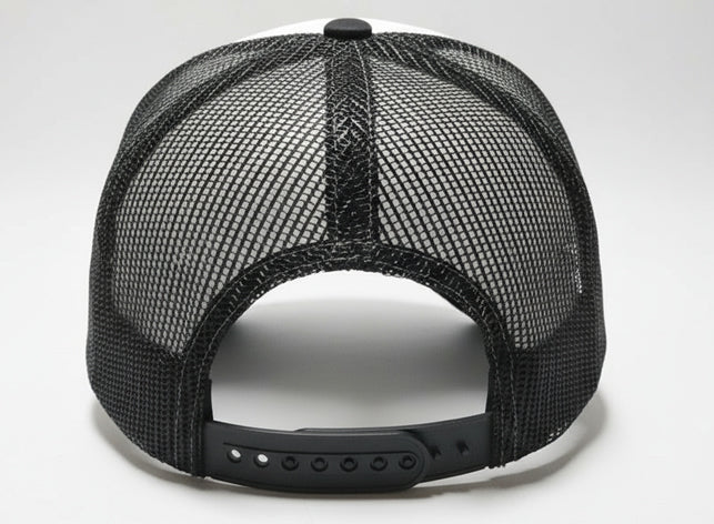 Rooster Patch Trucker Hat – Black/Silver