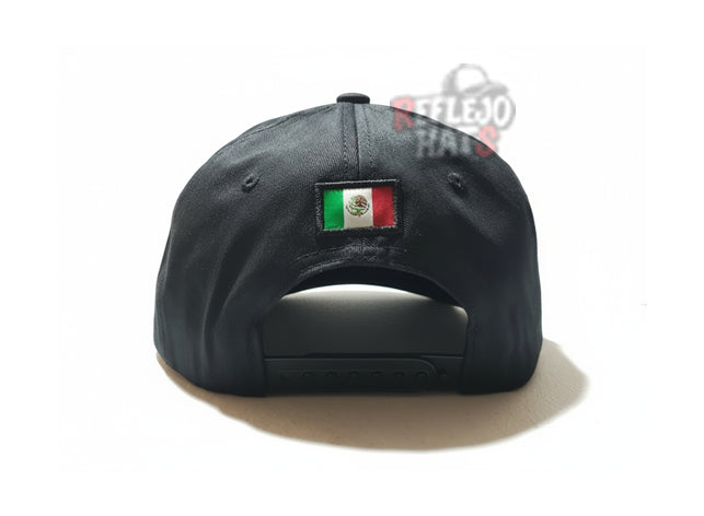 Aztec Warrior Snapback Hat – Black/Red