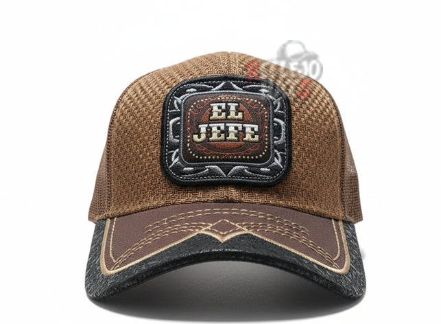 El Jefe Trucker Hat – Brown/Black
